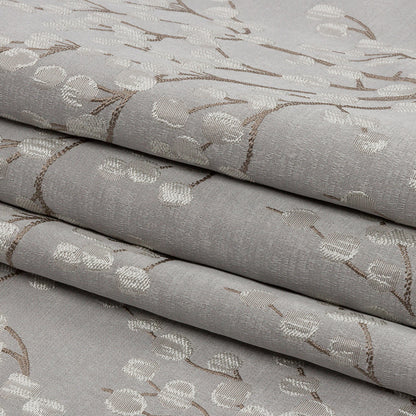 Drapery Jacquard - Silver Prairie Willow - British Imported Folded