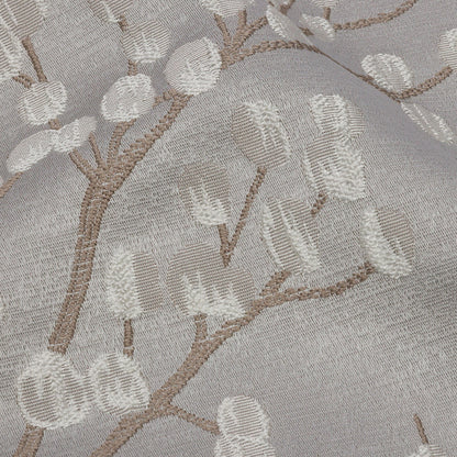 Drapery Jacquard - Silver Prairie Willow - British Imported Detail