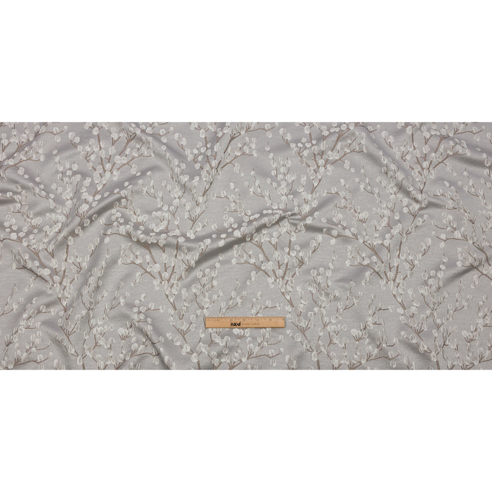 Drapery Jacquard - Silver Prairie Willow - British Imported Full