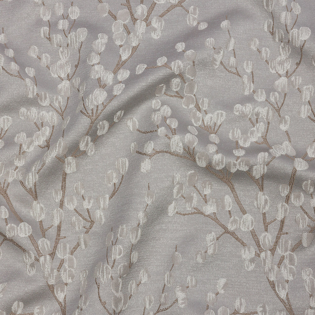 Drapery Jacquard - Silver Prairie Willow - British Imported