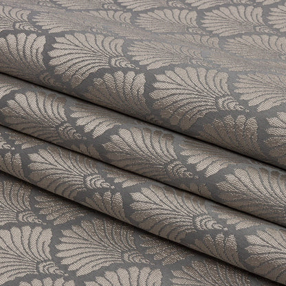 Drapery Jacquard - Shadow Palm Fans - British Imported Folded