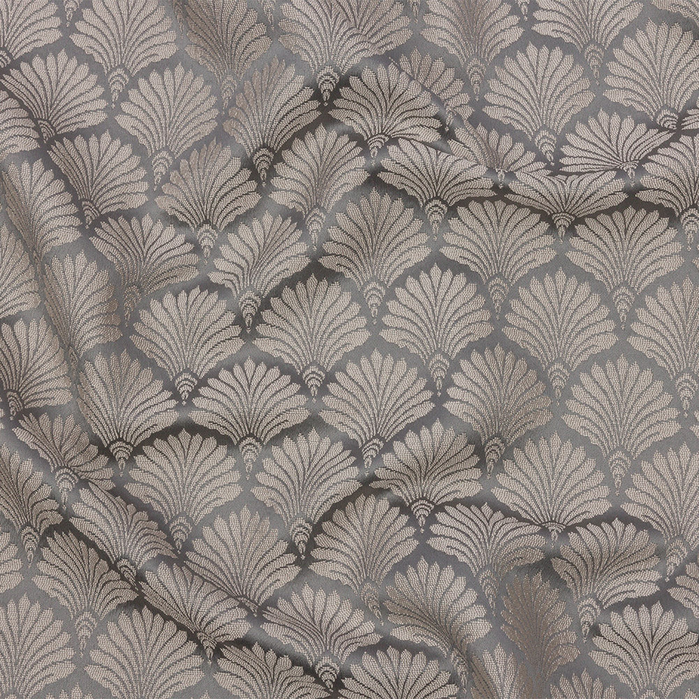 Drapery Jacquard - Shadow Palm Fans - British Imported