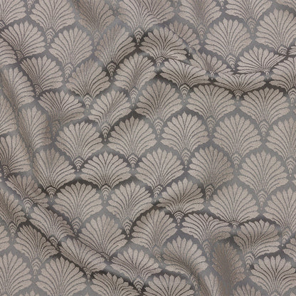 Drapery Jacquard - Shadow Palm Fans - British Imported