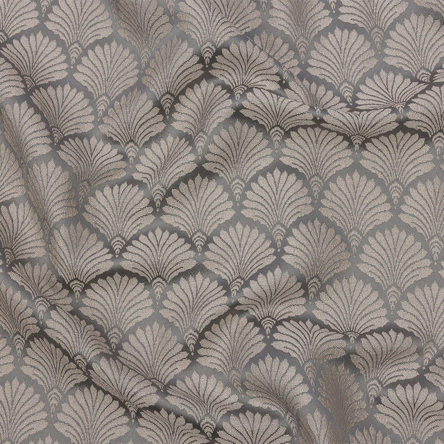 Drapery Jacquard - Shadow Palm Fans - British Imported