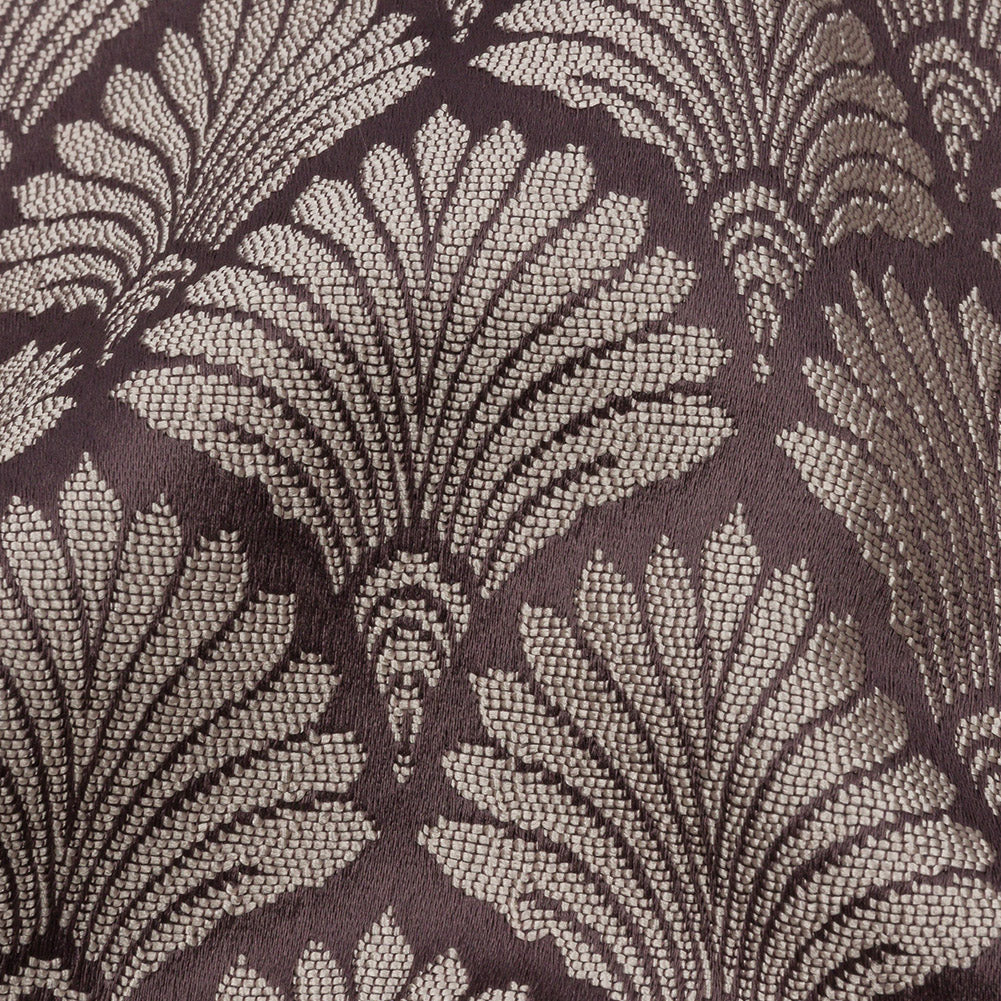 Drapery Jacquard - Thistle Palm Fans - British Imported Detail
