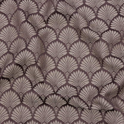 Drapery Jacquard - Thistle Palm Fans - British Imported
