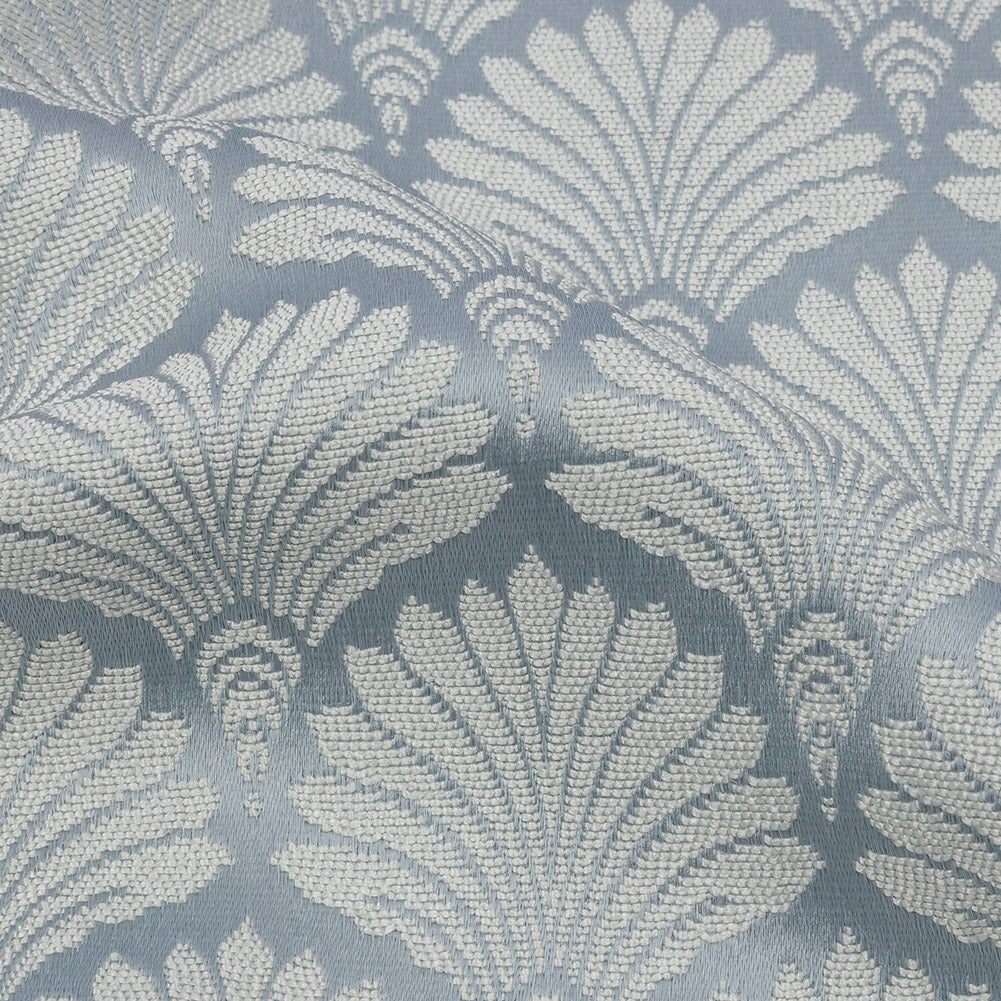 Drapery Jacquard - Wedgewood Palm Fans - British Imported Detail