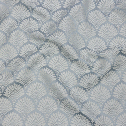 Drapery Jacquard - Wedgewood Palm Fans - British Imported