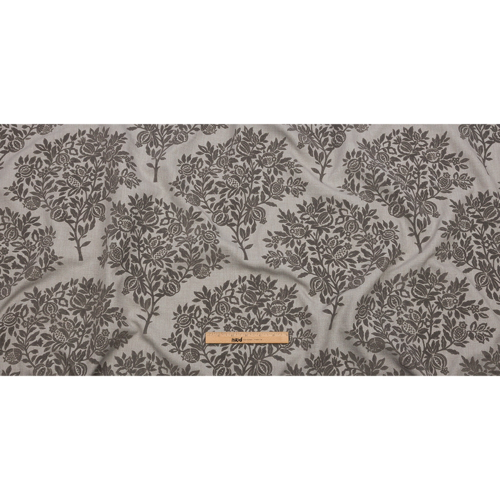 Soft Textured Recycled Polyester Drapery Woven - Dove - British Imported Full