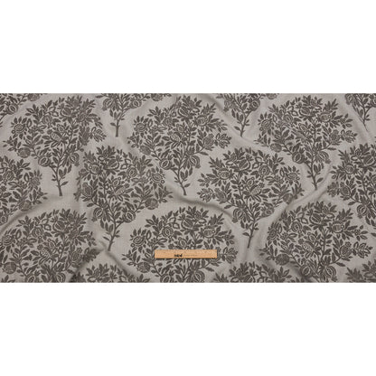 Soft Textured Recycled Polyester Drapery Woven - Dove - British Imported Full