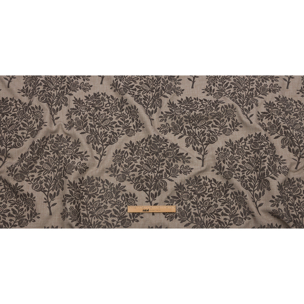 Soft Textured Recycled Polyester Drapery Woven - Fog - British Imported Full