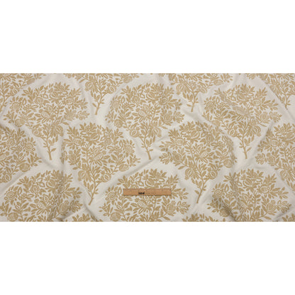 Soft Textured Recycled Polyester Drapery Woven - Oyster - British Imported Full