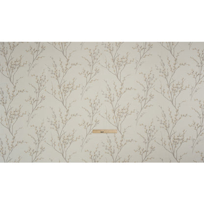 Linen and Rayon Drapery Woven - Dove Prairie Willow - British Imported Full