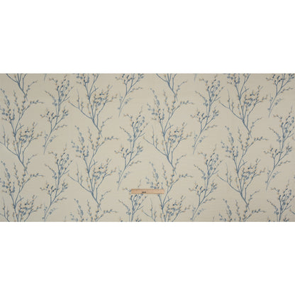 Linen and Rayon Drapery Woven - Off White Prairie Willow - British Imported Full