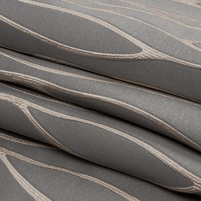 Satin-Faced Drapery Jacquard - Shadow Rippling Lines - British Imported Folded