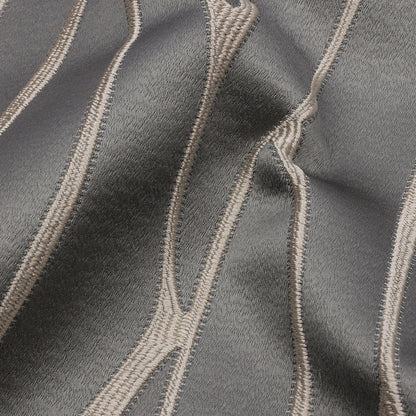 Satin-Faced Drapery Jacquard - Shadow Rippling Lines - British Imported Detail