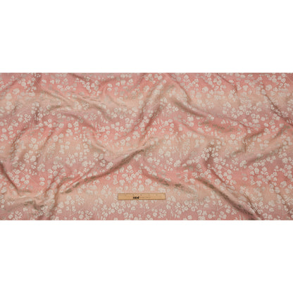 Drapery Jacquard - Shell Ombre Stripes and Little Flowers - British Imported Full