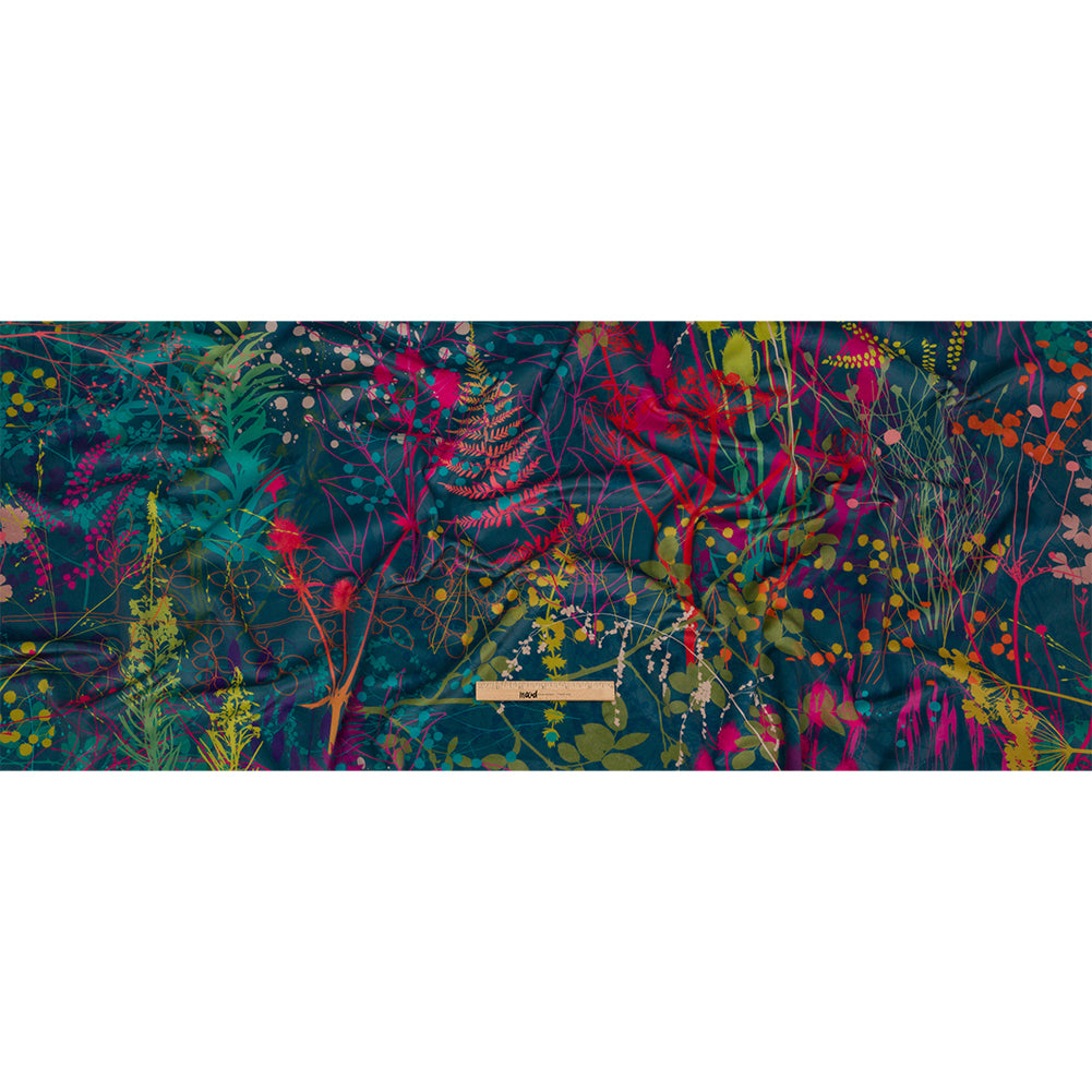 Drapery Velvet - Rainbow Forest Silhouettes - British Imported Full