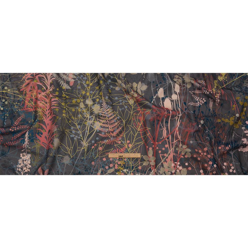 Cotton Canvas Print - Clay Forest Silhouettes - British Imported Full