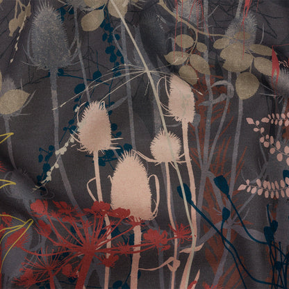 Cotton Canvas Print - Clay Forest Silhouettes - British Imported