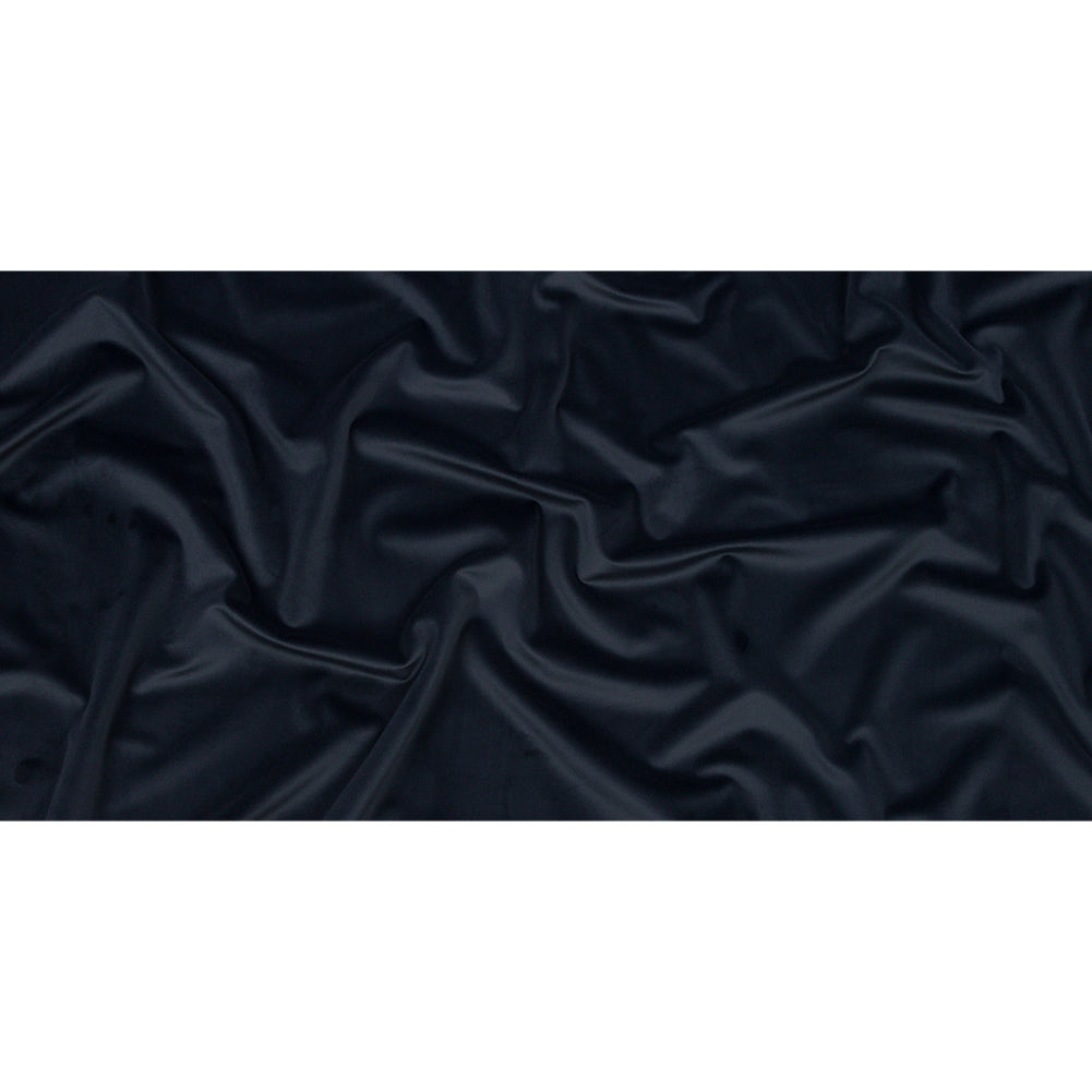 Lush Polyester Drapery Velvet - French Navy - British Imported Full