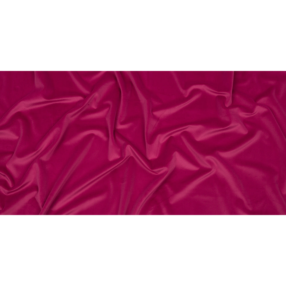 Lush Polyester Drapery Velvet - Fuschia - British Imported Full