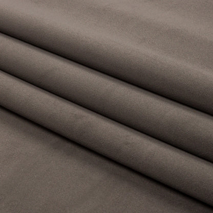 Lush Polyester Drapery Velvet - Mocha - British Imported Folded