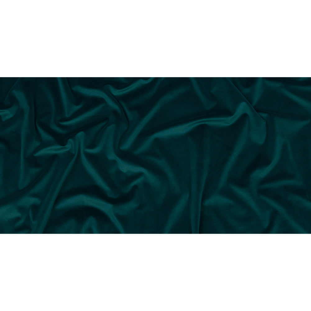 Lush Polyester Drapery Velvet - Peacock - British Imported Full