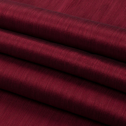 Recycled Polyester Bengaline - Cherry Striations - British Imported Folded