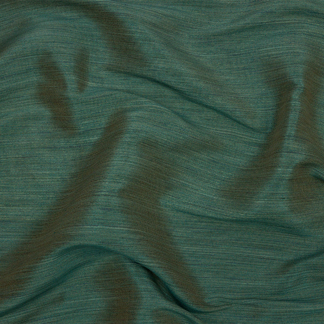 Recycled Polyester Bengaline - Jade Striations - British Imported