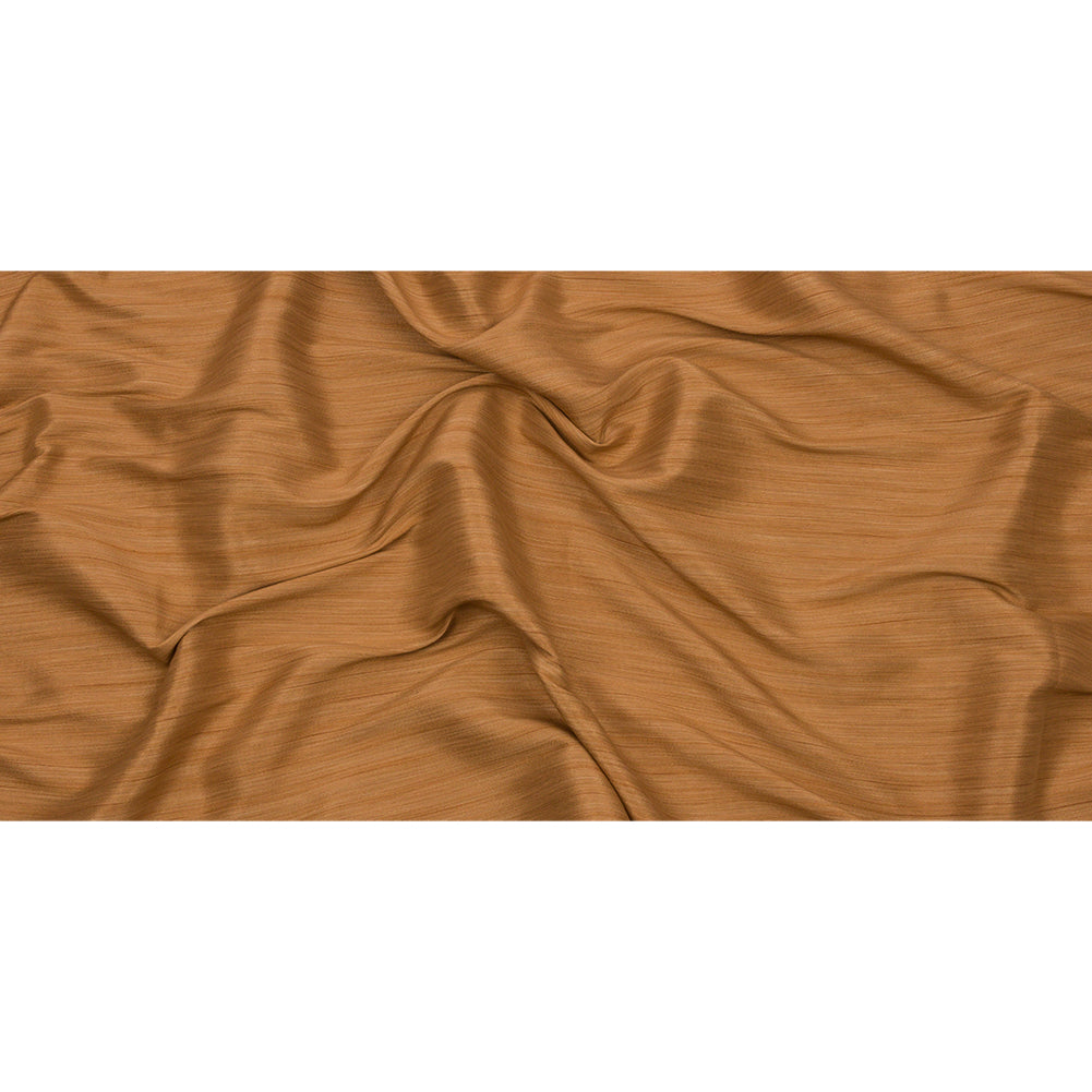 Recycled Polyester Bengaline - Ochre Striations - British Imported Full