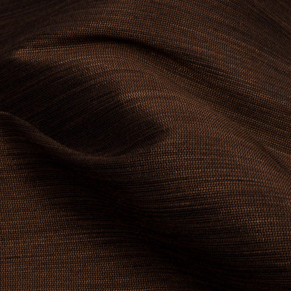 Recycled Polyester Bengaline - Praline Striations - British Imported Detail