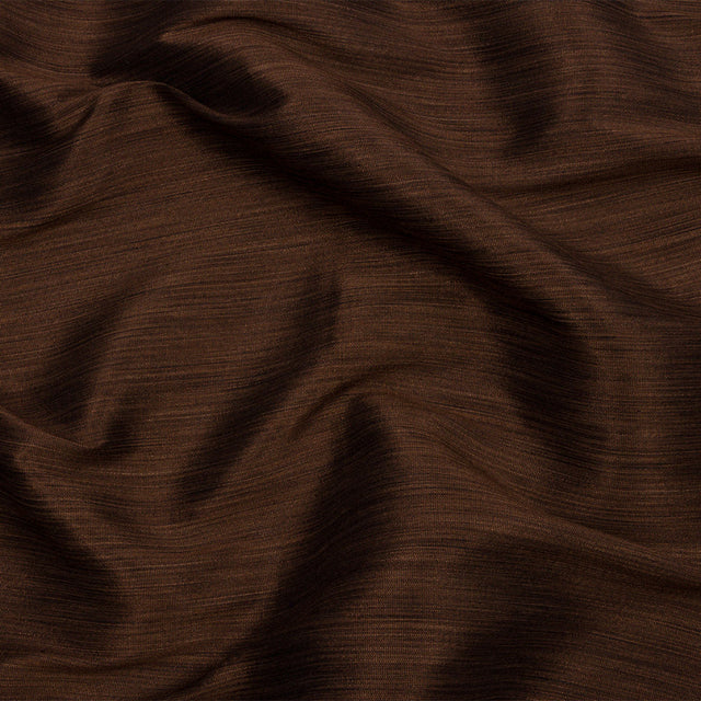 Recycled Polyester Bengaline - Praline Striations - British Imported