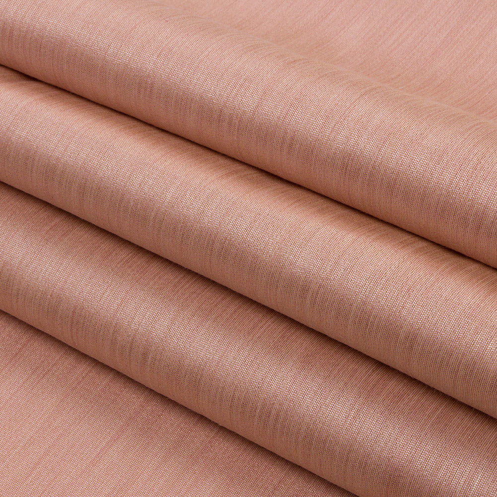 Recycled Polyester Bengaline - Shell Striations - British Imported Folded