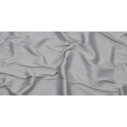 Recycled Polyester Bengaline - Silver Striations - British Imported Full