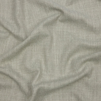 Soft Textured Recycled Polyester Drapery Woven - Aloe - British Imported