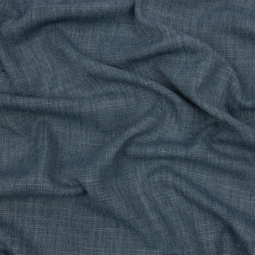 Soft Textured Recycled Polyester Drapery Woven - Danube - British Imported