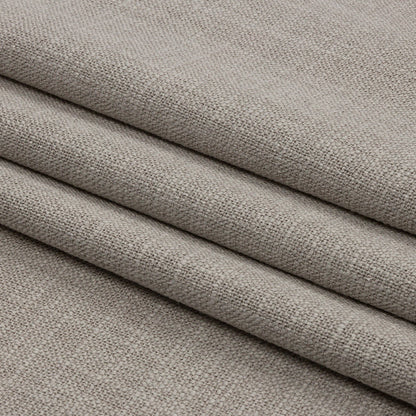 Soft Textured Recycled Polyester Drapery Woven - Dove - British Imported Folded