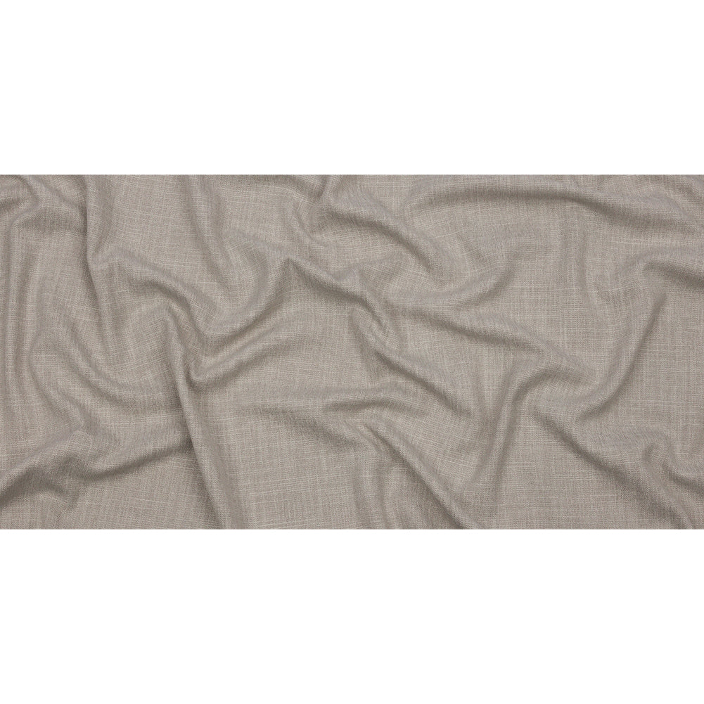 Soft Textured Recycled Polyester Drapery Woven - Dove - British Imported Full