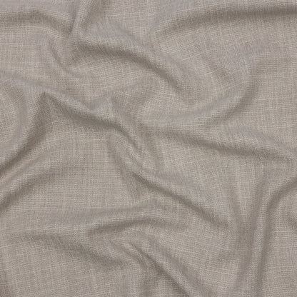 Soft Textured Recycled Polyester Drapery Woven - Dove - British Imported