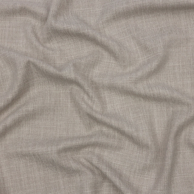 Soft Textured Recycled Polyester Drapery Woven - Dove - British Imported
