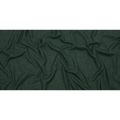 Soft Textured Recycled Polyester Drapery Woven - Emerald - British Imported Full