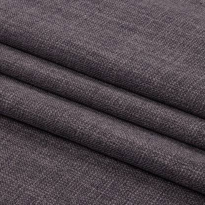Soft Textured Recycled Polyester Drapery Woven - Flint - British Imported Folded