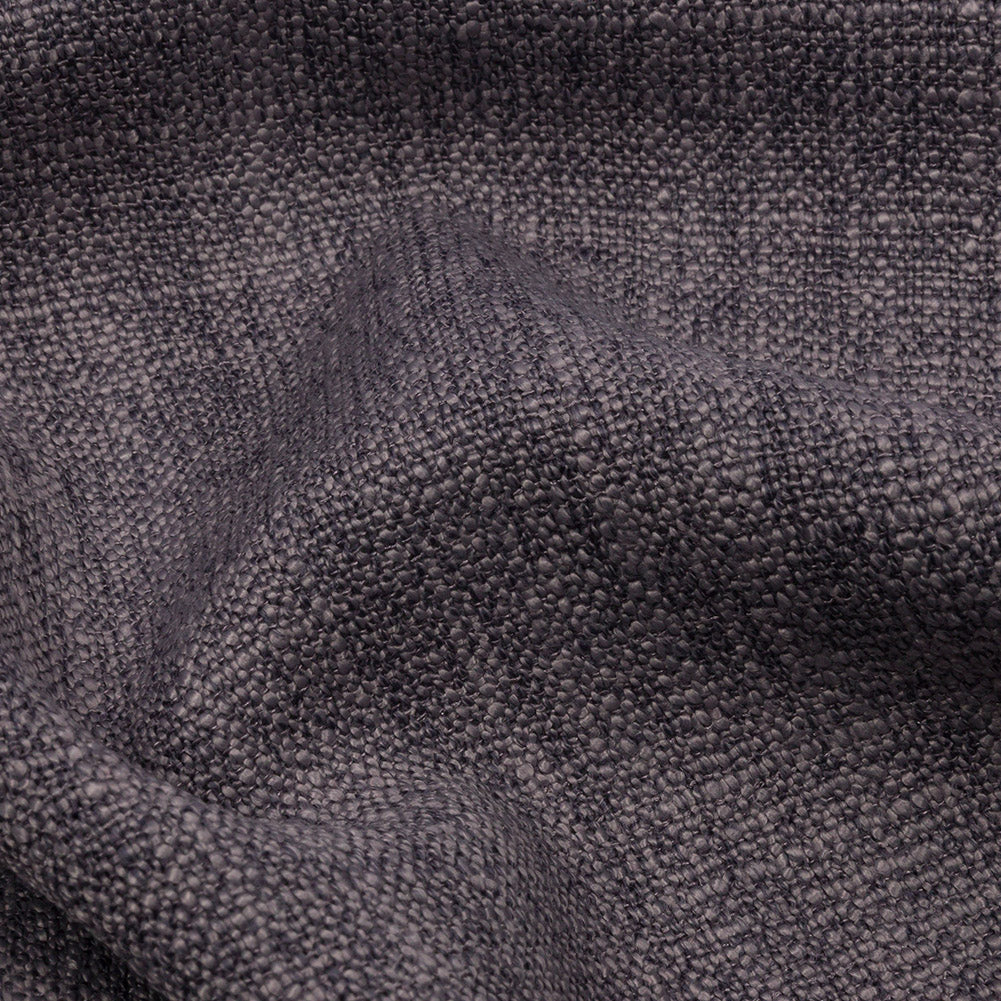 Soft Textured Recycled Polyester Drapery Woven - Flint - British Imported Detail