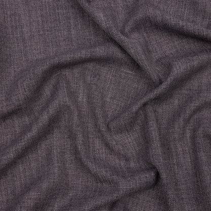 Soft Textured Recycled Polyester Drapery Woven - Flint - British Imported