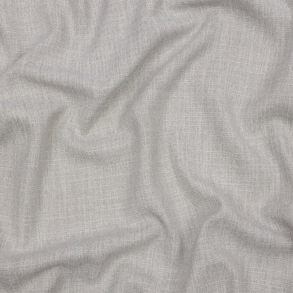 Soft Textured Recycled Polyester Drapery Woven - Frost - British Imported