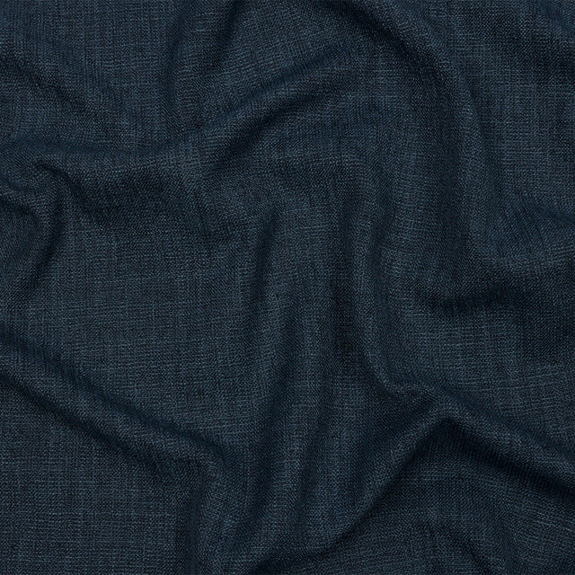 Soft Textured Recycled Polyester Drapery Woven - Ink - British Imported