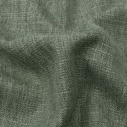 Soft Textured Recycled Polyester Drapery Woven - Jade - British Imported Detail