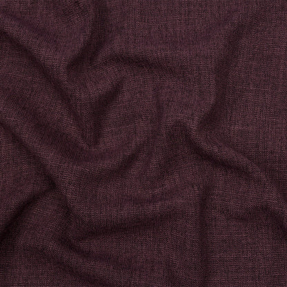 Soft Textured Recycled Polyester Drapery Woven - Mulberry - British Imported