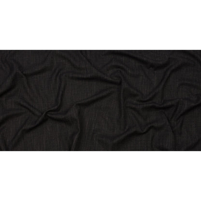 Soft Textured Recycled Polyester Drapery Woven - Onyx - British Imported Full